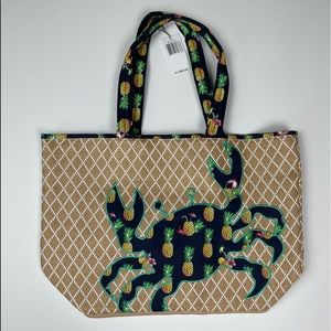 VERA BRADLEY | BEACH TOTE | Pineapples Toucan Part